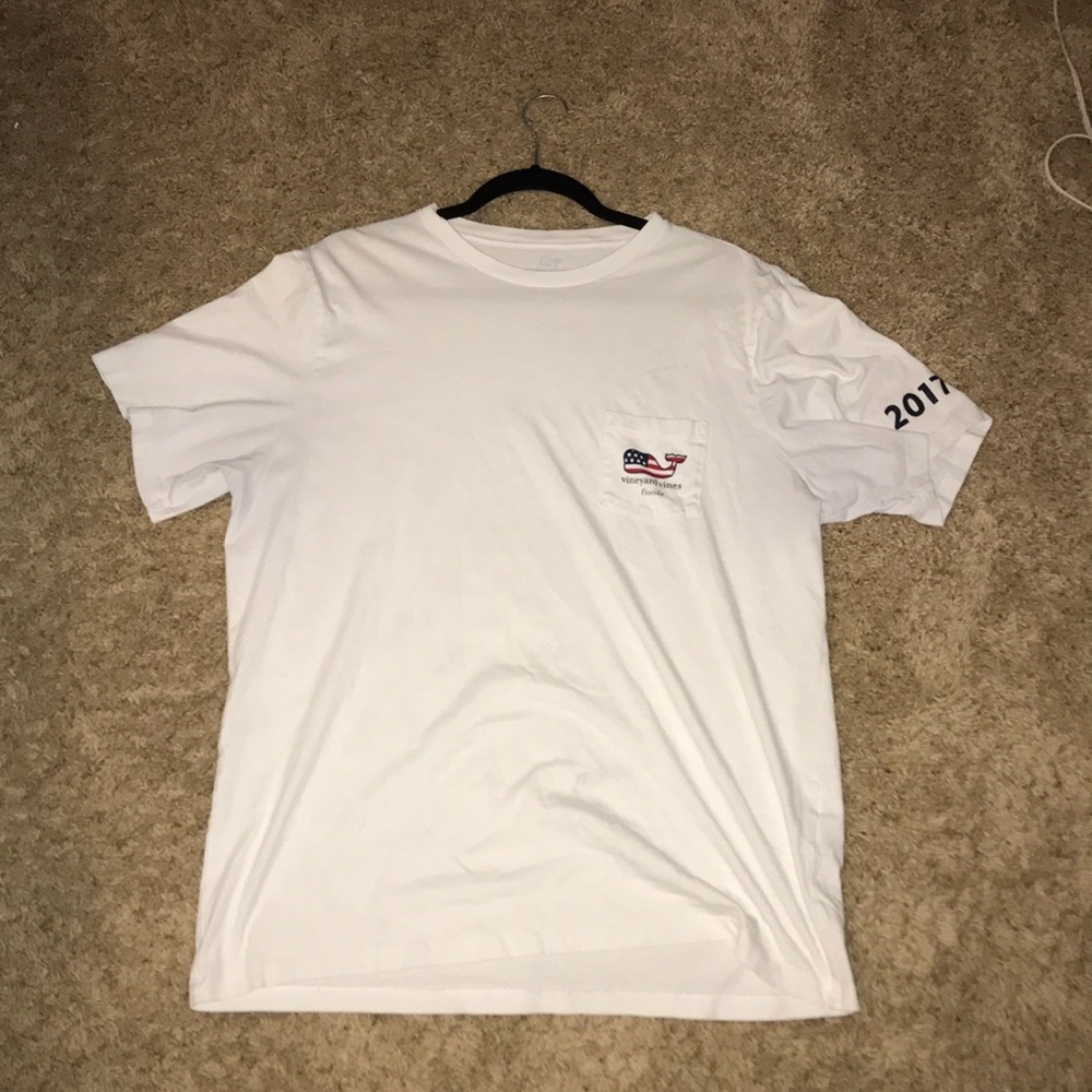 white vineyard vines t-shirt 2017 special- florida